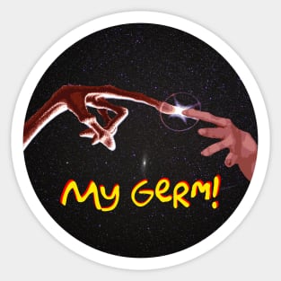 Scary Movie Strong Hand funny meme Sticker